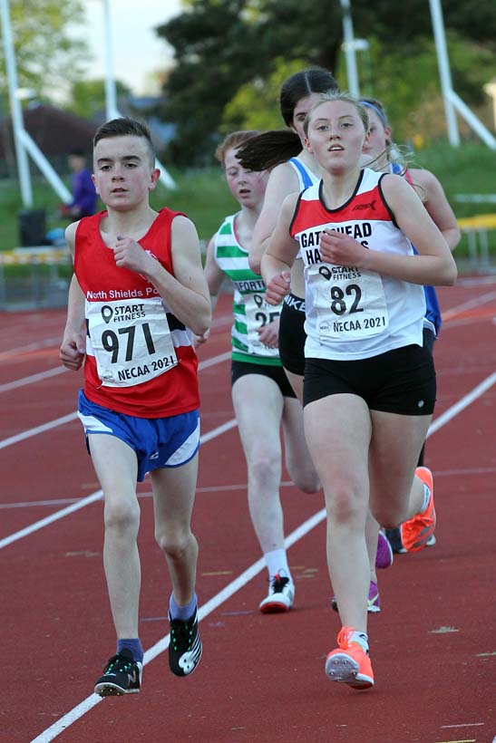 3000 metres, 2021 North East Grand Prix No. 2, Monkton, Wednesday, May 19th. Photo: David T. Hewitson/Sports for All Pics